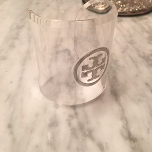 Tory Burch clear cuff bracelet